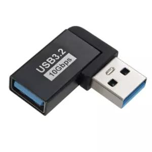 USB3.2포트 측면90도꺾임 연장젠더 ㄱ자 데이터연결젠더