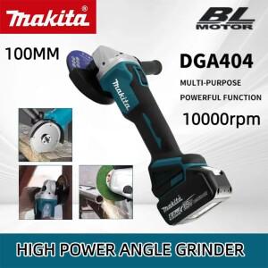Makita 호환 DGA404 125mm/100mm 브러시리스 bldc 리튬 전기 앵글 그라인더 충전식 절단기 고출력 연마기 1