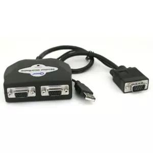 일체형 USB 모니터 분배기 전원 모니터분배기 케이블 hdmi분배기 Coms 2대1