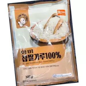 화미제당 찹쌀가루 300g 백설기가루 떡가루 찹쌀떡가루