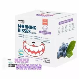 키세스 10g 블루베리 더독 500g 50p 치석제거 리얼 3in1 모닝 1박스 치킨 기능성