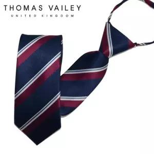 [토마스베일리][THOMAS VAILEY] 토마스베일리 자동/지퍼넥타이-오클랜드 와인 7cm