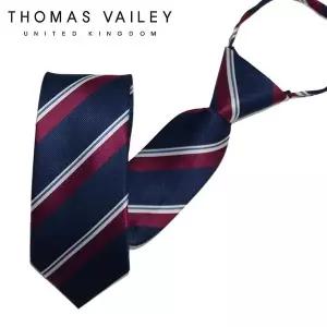 [토마스베일리][THOMAS VAILEY] 토마스베일리 자동/지퍼넥타이-오클랜드 와인 7cm