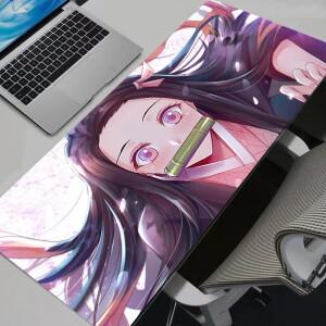 무라식 마우스 패드 게임용 카마도 네즈코 PC 컴퓨터 책상 매트 사무실 키보드 카펫 애니메이션 게이머 D-D