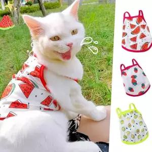 슬리브리스 강아지 민소매 쿨링 고양이 민소매 반려동물 여름 나시 실내복