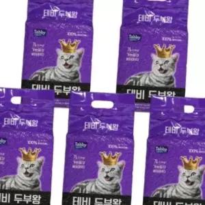 테비 두부왕 가는입자7L 베이비파우더X5개1박스