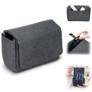 후지 X100VI 케이스 X-E5 XE5 X100V X100F X100S용 카메라 여행 파우치 캐논 파워샷 V1 컴팩트 배터리 액세서리 보관 가방 자기 잠금 장치 포함