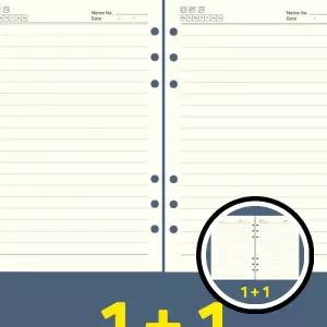 내지 A5 육공 100P 리필 다이어리 6공 바인더 2P 속지 TLj03978