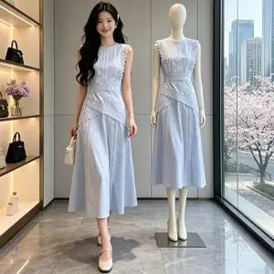 패션라인 BL10721_몽스원피스/롱원피스/여신룩/하객룩/원피스/휴가룩
