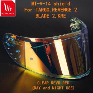 호환 MT RAPID PRO BLADE 2 SV REVENGE TARGO 오토바이 헬멧 바이저용 MT-V-14 쉴드