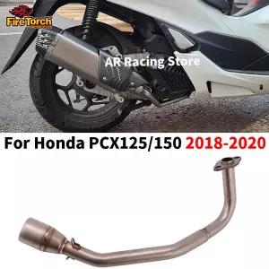 PCX 125 150 바이크 오토바이 스쿠터 배기 머플러 전체 시스템 파이프 슬립 온 이스케이프 모토 핏 혼다 호
