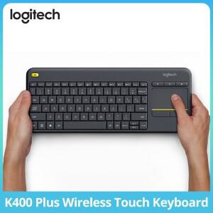 로지텍 K400 플러스 안드로이드 스마트 TV 노트북 터치 패널, 무선 키보드