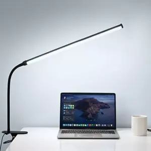(튼튼)플렉시블 LED 집게 스탠드(58cm) (블랙) 미니 클립형 조명 책상 독서등 스탠드등