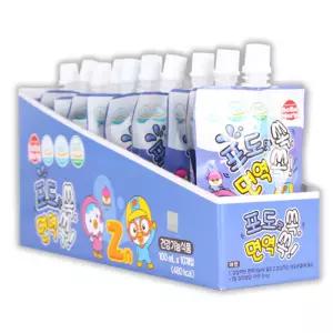 [M] 뽀로로 아연면역음료 100ml x 10개 포도맛