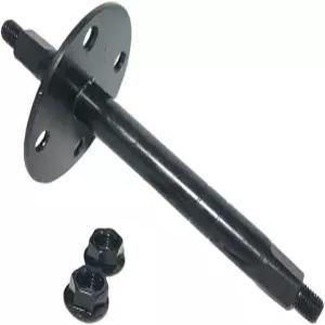 운동 자전거 중간 바퀴 액슬 페달 실내 교체 부품 금속 블랙 17mmx180mm