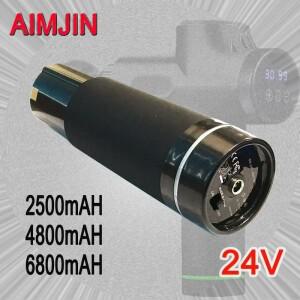 마사지 총/근막 총 액세서리 부품에 적합한 24V 2500/4800/6800mAH 리튬 이온 배터리