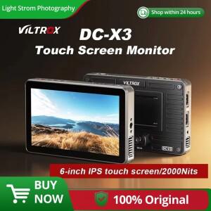 VILTROX 프로페셔널 4K 휴대용 모니터 DC-X3/X2 터치스크린 FHD 1080P DSLR 카메라 비디오 촬영용