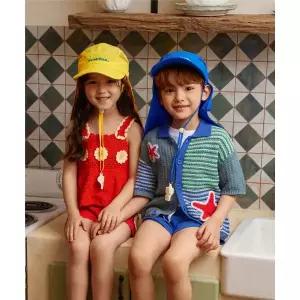 [보리보리/베네통 키즈]베네통 키즈 워터플라이 볼캡 플랩캡 (6colors)