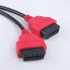 Obd2 1/2 어댑터 케이블 연장 obd 12v 자동차 범용 16핀 코어 분배기