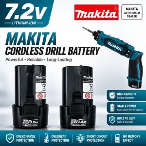 2026888100% 새로운 Makita 7.2V 3000mah BL7010 194355-2 전동 공구 배터리 충전기