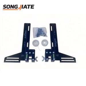 SONGJIATE 엘리베이터 가이드 레일 정렬 도구 자기 위치 게이지 스테인레스 스틸 룰러 버블 12/18