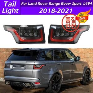 LR 116468 랜드 로버 레인지 스포츠 L494 2018-2021 용 LED 자동차 후면 범퍼 테일 라이트 브레이크 턴 신