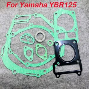 야마하 YBR125 2005-2012 바이크 오토바이 부품용 전동사이클 전동 실린더 엔진 가스켓 완전 오일 씰 세트