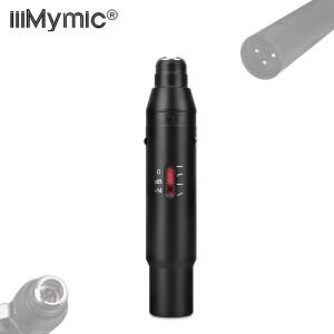 IiiMymic 48V 팬텀 전원 어댑터 남성 XLR Shure 4 핀 TA4F 악기 헤드셋 옷깃 Lavalier 마이크 금속 클립