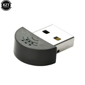 슈퍼 미니 소형 USB 2.0 마이크 오디오 어댑터 휴대용 스튜디오 음성 드라이버 노트북/노트북/PC/MSN/Skype