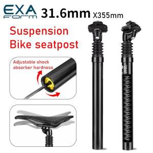 엑사폼 서스펜션 자전거 시트포스트 31.6mm 충격흡수 350mm 안장 튜브 초경량