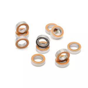 2Pc 낚시 릴 베어링 6 10 3mm SMR106 2RS 스테인리스 스틸 하이브리드 세라믹 공기 CB