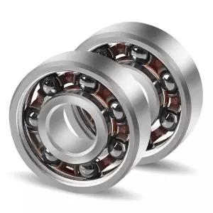 BC Precision 608 Si3N4 실리콘 질화물 세라믹 하이브리드 볼 베어링 2팩 8mm x 단일 실드 - 고속 저속