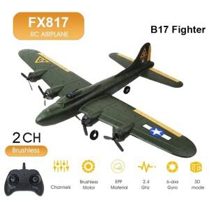 FX817 RC 비행기 리모컨 고정익 2.4GHz 글라이더 EPP 폼 RTF  항공기 장난감