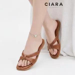 [하프클럽/씨아라]CIARA 14K Grosseto 스윗 버터플라이 투라인 발찌(GoldPlated)