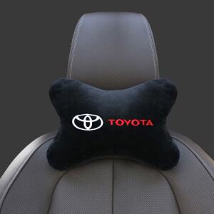 1pcs 자동차 머리 받침 커버 좌석 목 베개 도요타 chr corolla rav4 yaris 액세서리