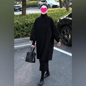 여성 핫코트 봄가을 쿨 아이 슬림핏 모직 코트 붐