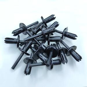 랜드 로버 디펜더 자동차 플라스틱 패스너 액세서리 용 30pcs 프론트 도어 카드 클립 블랙 MWC9918PMA AFU1