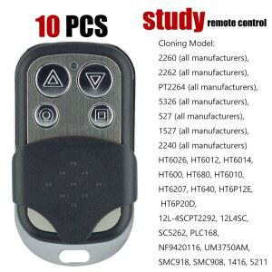 10PCS 433.92MHz 차고 문 리모컨 학습 코드 복사 푸시 로드 가드레일 리니어 호환