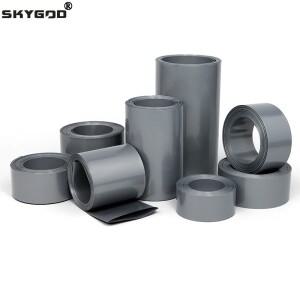 18650 리포 배터리 PVC 열 수축 튜브 팩  회색 케이블 슬리브  리튬 절연 필름 랩 보호  1 ~ 20m  17mm 450