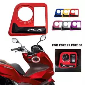 오토바이 점화 키 잠금 캡 커버, 스쿠터 스위치 액세서리, 혼다 PCX125 PCX160 PinkNO logo