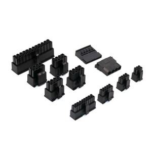 코르세어 타입 5 PSU 전원 케이블 DIY 커넥터 소형 18핀/10핀/8핀/6핀 재킷 SF750 SF1000 ATX 3.0 버전 제