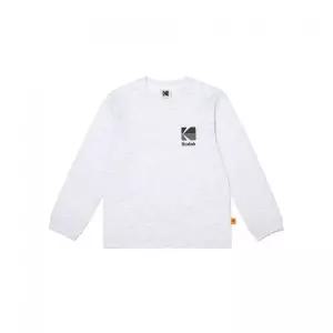 [국내정품] 코닥 KODAK 키즈 KIDS 빅로고 긴팔티셔츠 WHITE MELANGE K4126LRL11WMG 135913