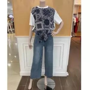 BCBG M백화점 페이즐리 우븐티셔츠 B5C7X407 (36706828)