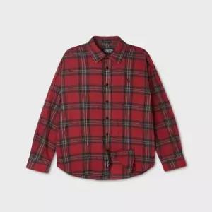 후아유 WHOAU Sheer Check Shirts F WHYCG3721F