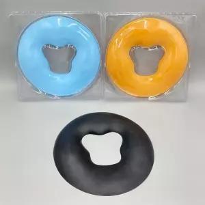 실리콘 안면 베개 마사지 얼굴 도넛 엎드려자는 편한 원형 푹신한 벼개 베드 쿠션 배게