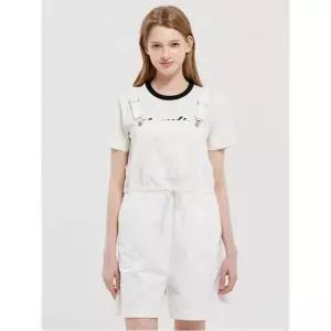 [백화점 정품] 노르디스크 NORDISK 데님 오버롤 반바지 - W Off White 613008