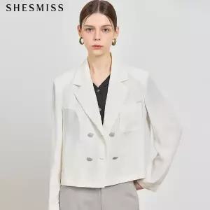 [쉬즈미스(SHESMISS)] 품격잇는 썸머스트링 더블 브레티드 재킷 (택가격: 398000원)