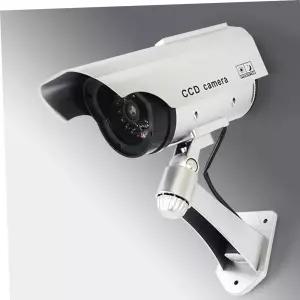 cctv모형 모형CCTV 점멸LED 방범용 가짜CCTV 태양광 충전식