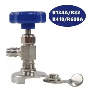 저압 에어컨 밸브 병따개 R22 R410 R12 R600A 용 R134a