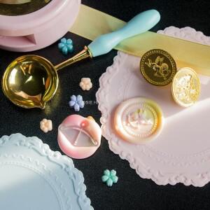왁스 인감 금형 스탬프에 대 한 실리콘 코스터 고양이 발 패드 씰링 보류 결혼식 카드 매트 Scrapbooking